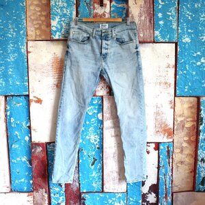 Men's DENIZEN from Levi's 286 Slim Fit Taper Jeans 34x32 Blue Medium Wash